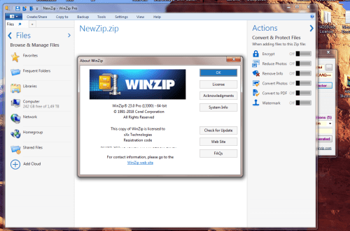 Winzip 23 activation key